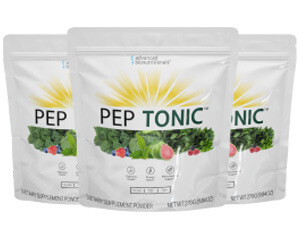 Pep Tonic natural greens powder supplement